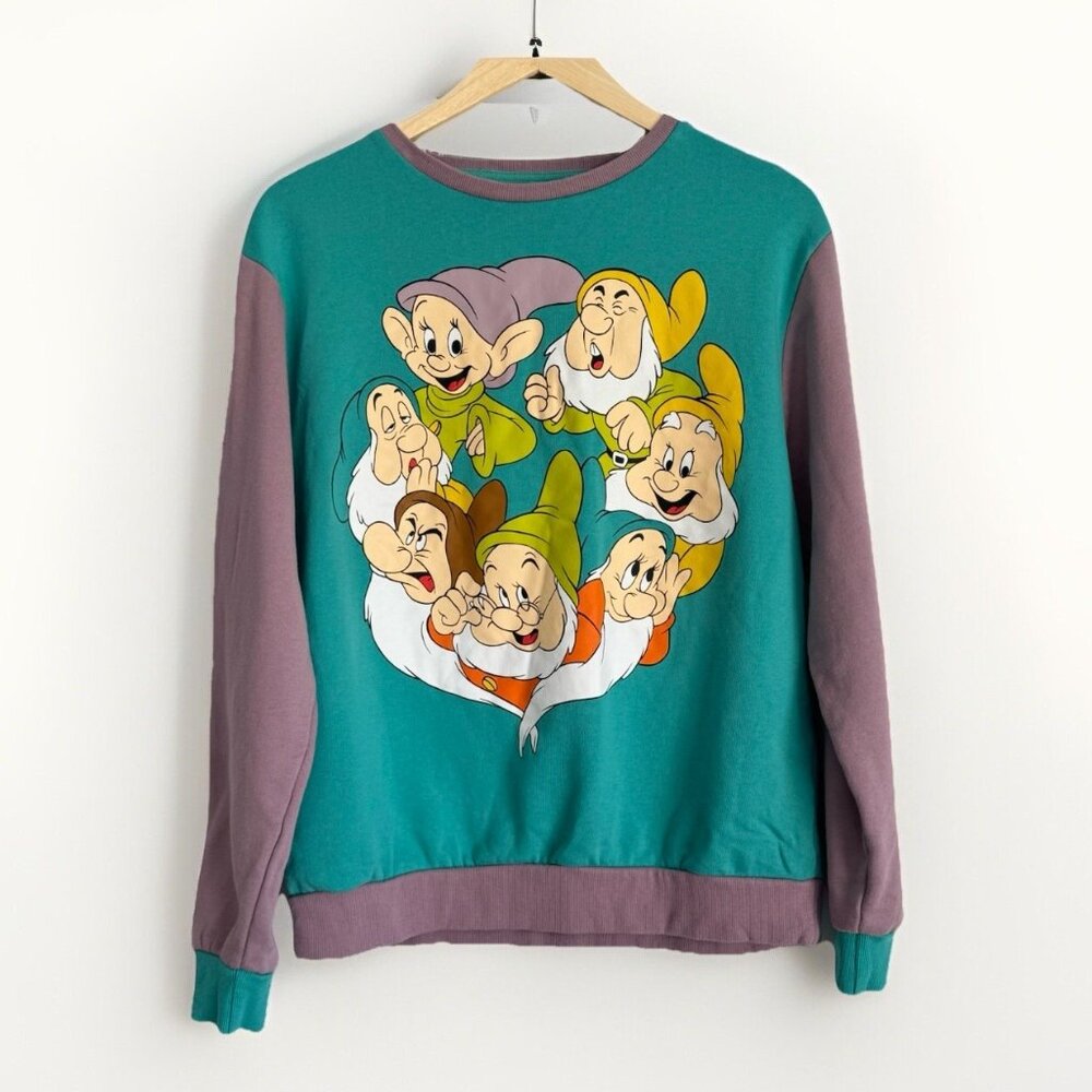 Cakeworthy X Seven Dwarfs Crewneck Sweatshirt Size Medium Collectible